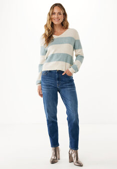 Mexx Fancy V-neck jumper I Cream