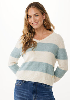 Mexx Fancy V-neck jumper I Cream