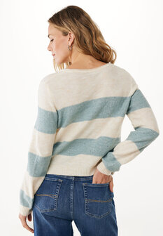 Mexx Fancy V-neck jumper I Cream