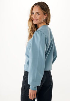 Mexx Flower sweater I Smoke Blue