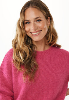 Mexx Aspen boxy sweater I Fuchsia Pink