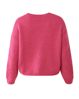 Mexx Aspen boxy sweater I Fuchsia Pink