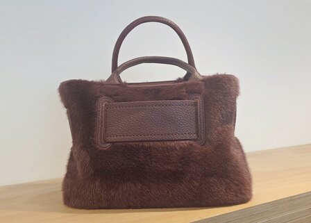 CT Leo Handtas bordeaux imitatiebont 