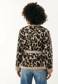 Mexx Leopard jacquard kimono I multicolor