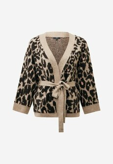 Mexx Leopard jacquard kimono I multicolor