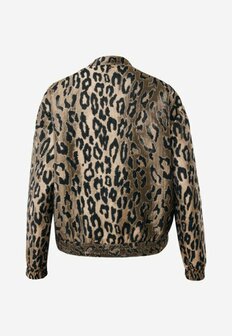 Mexx Leopard jacquard bomber - Multicolor