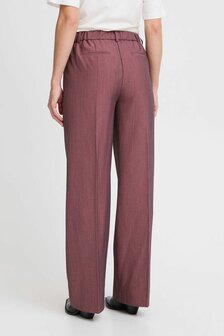 B-Young BYDANTA WIDE LEG PANTS 2 - Roan Rouge Mel