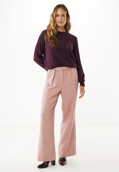 Mexx Ajour knitted cardigan I Dark Red