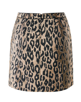 Mexx Animal jacquard skirt leopard I Multicolor