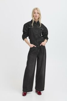 B-Young BYKANOA WIDE JEANS - Black Denim