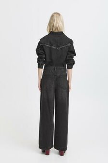 B-Young BYKANOA WIDE JEANS - Black Denim