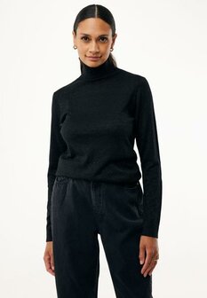 Mexx Feminine turtleneck sparkle I Black