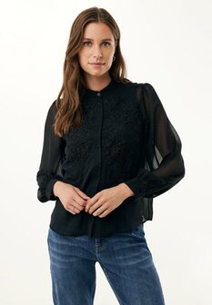 Mexx Lace detail blouse I Black