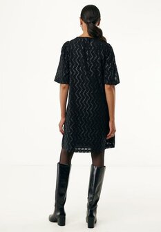 Mexx Glitter pattern organza dress I Black