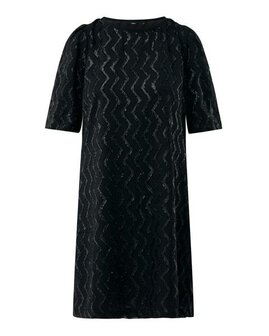 Mexx Glitter pattern organza dress I Black