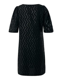 Mexx Glitter pattern organza dress I Black