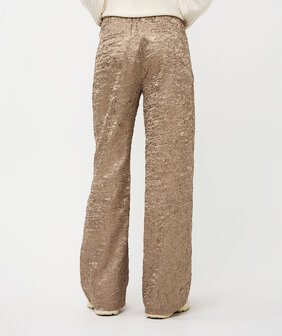 Esqualo Trousers shiny twill - Gold