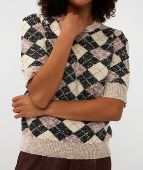 Esqualo Sweater argyle I Multi Color