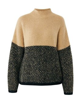 Mexx Fashion Herringbone turtle neck pullover