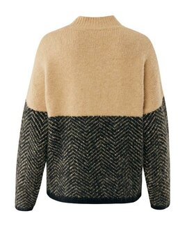 Mexx Fashion Herringbone turtle neck pullover