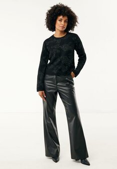 Mexx Fashion Sequins knit crewneck I Black