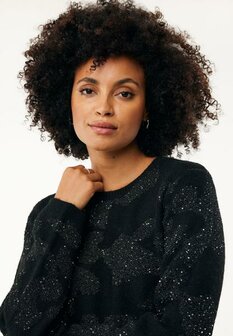 Mexx Fashion Sequins knit crewneck I Black