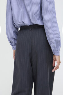 B-Young  BYXDAYO Trousers I DARK GREY PINSTRIPES