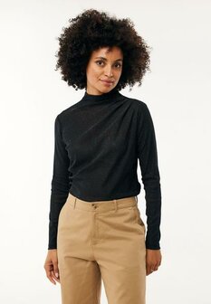 Mexx Pleated sleeve top I Black