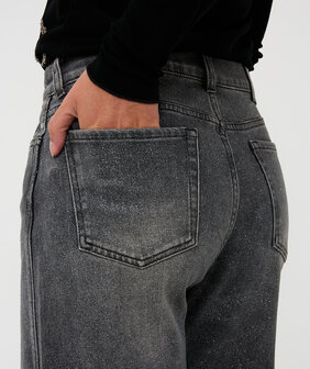 Esqualo Trousers jeans wide leg I Grey