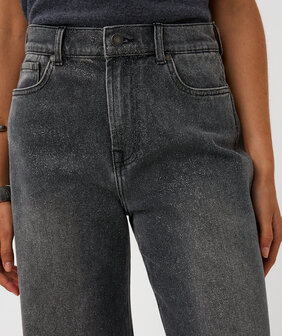 Esqualo Trousers jeans wide leg I Grey