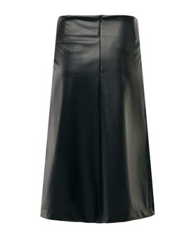 Mexx Leather knotted skirt I Black