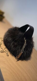 CT Beo Handtasje bruin imitatiebont 