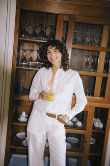 B-Young BYJESSEL LONG SHIRT I Marshmallow