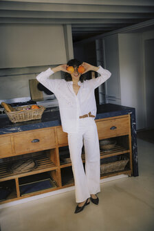 B-Young BYJESSEL LONG SHIRT I Marshmallow