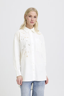 B-Young BYJESSEL LONG SHIRT I Marshmallow