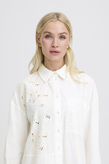 B-Young BYJESSEL LONG SHIRT I Marshmallow
