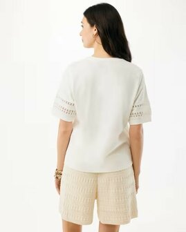 Mexx Embroidery detail top I Off white