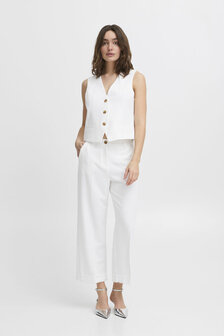 B-Young BYDECERI WAISTCOAT 2 I Marshmallow - White