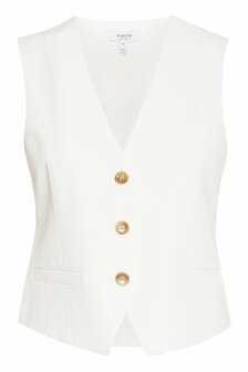 B-Young BYDECERI WAISTCOAT 2 I Marshmallow - White