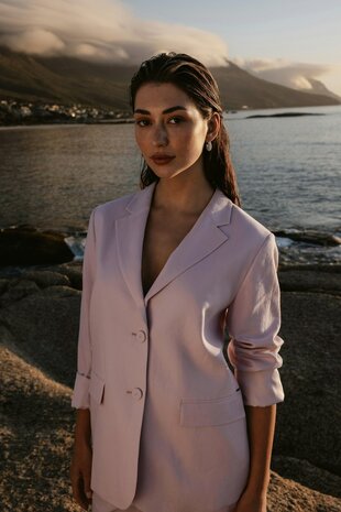 Mexx Blazer straight fit pink