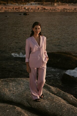 Mexx Straight leg pantalon pink