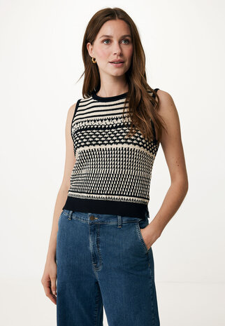 Mexx Crochet knitted top