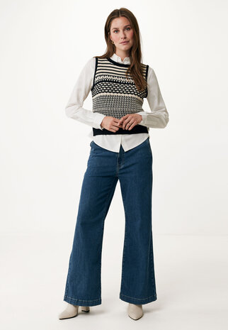 Mexx Crochet knitted top