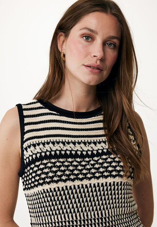 Mexx Crochet knitted top