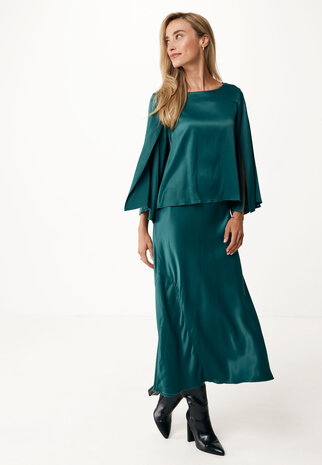 Mexx-satin midi skirt