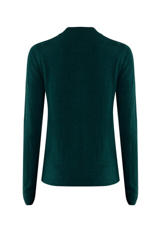 Mexx-long sleeve cashmere dark green