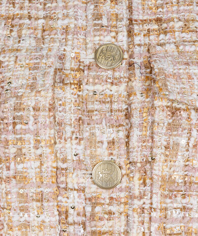 ESQUALO gilet tweed sand