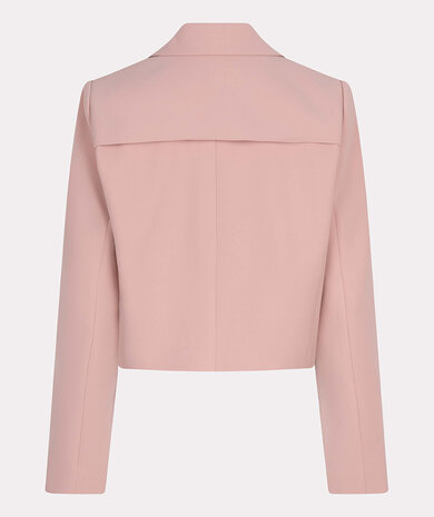 ESQUALO Korte blazer chalk pink