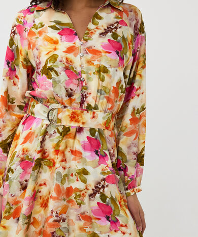 ESQUALO Dress raglan Floral Garden