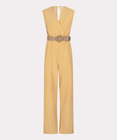 ESQUALO Jumpsuit fancy crinkle